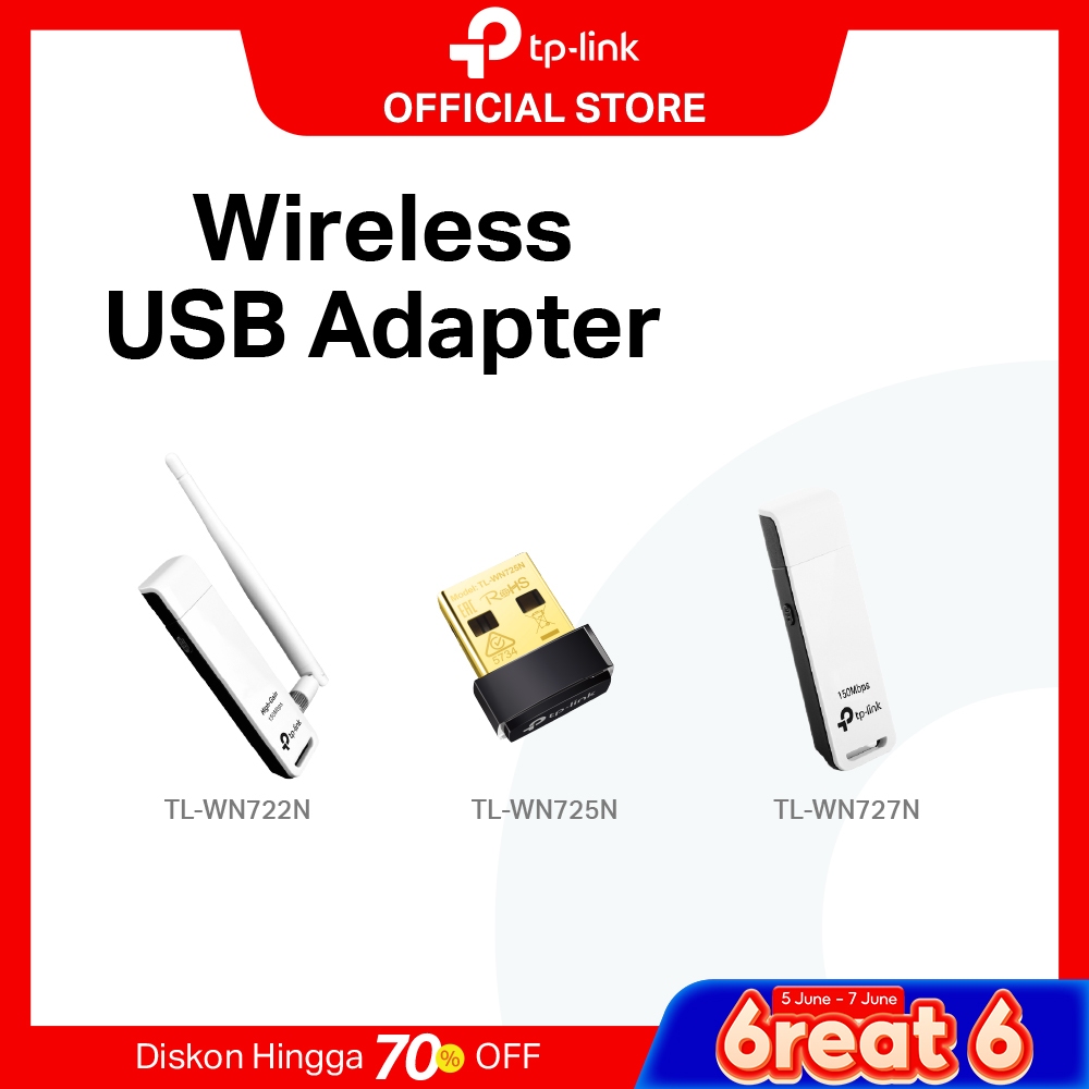 TP-Link TL-WN727N | 150Mbps WiFi Adapter | Wireless N | USB Adapter | Dongle WiFi | WN725N WN722N