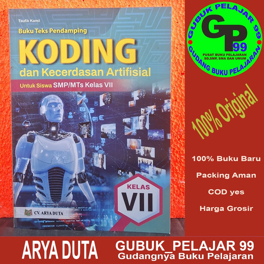 KODING DAN KECERDASAN ARTIFISIAL KELAS 7 SMP/MTs CV. ARYA DUTA 2026
