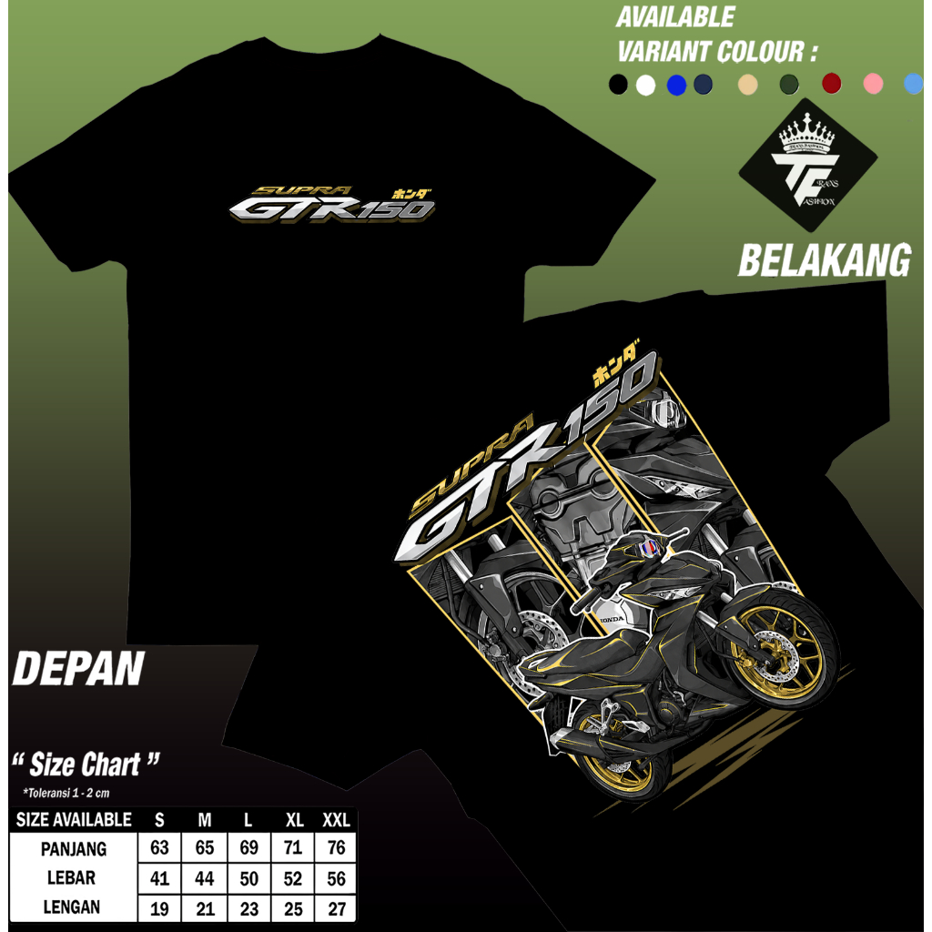 trans.fashion12 Kaos Honda Supra GTR150 Kaos Supra GTR 150  kaos kyz gank kaos gtr 150 honda racing