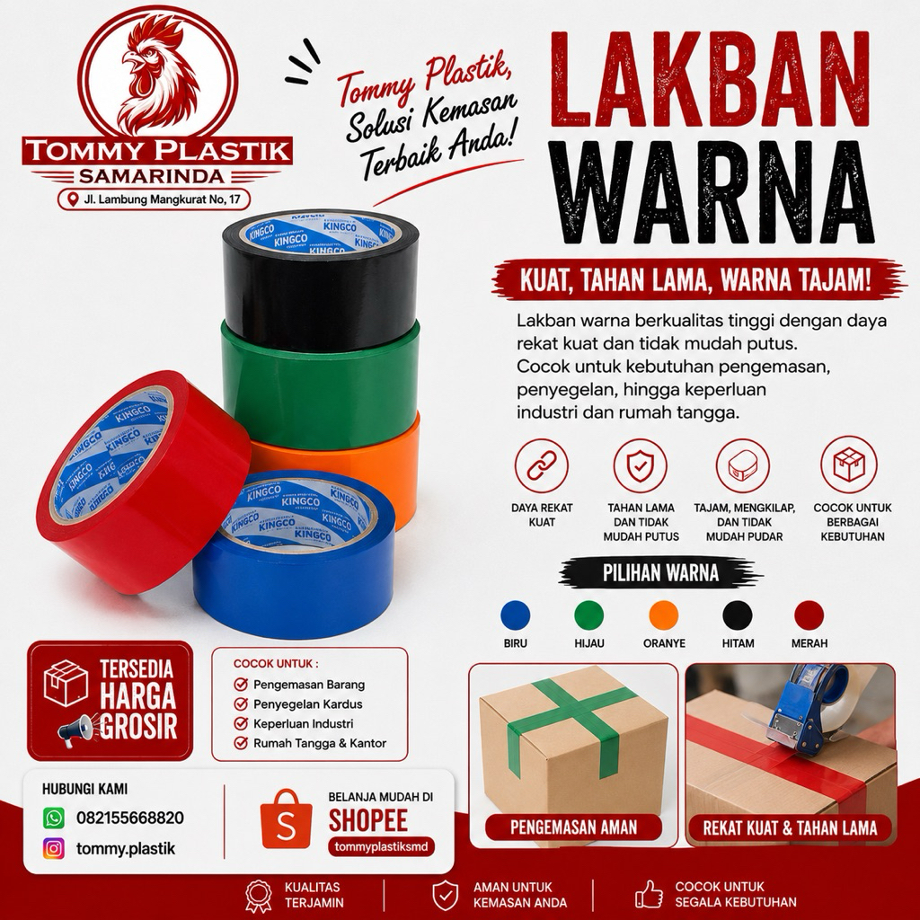 Lakban Warna Warni Kingco