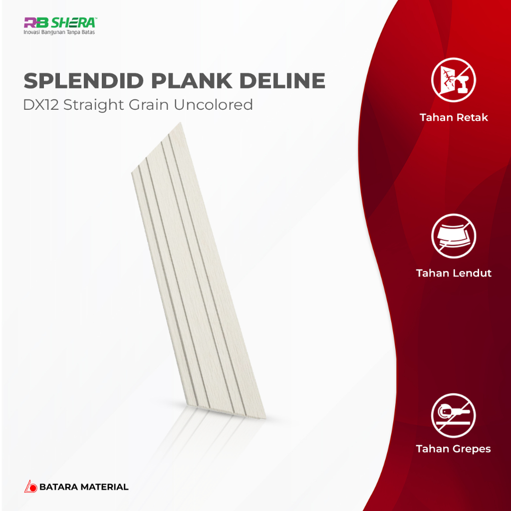 Shera Splendid Plank Straight Grain Texture - Deline DX12