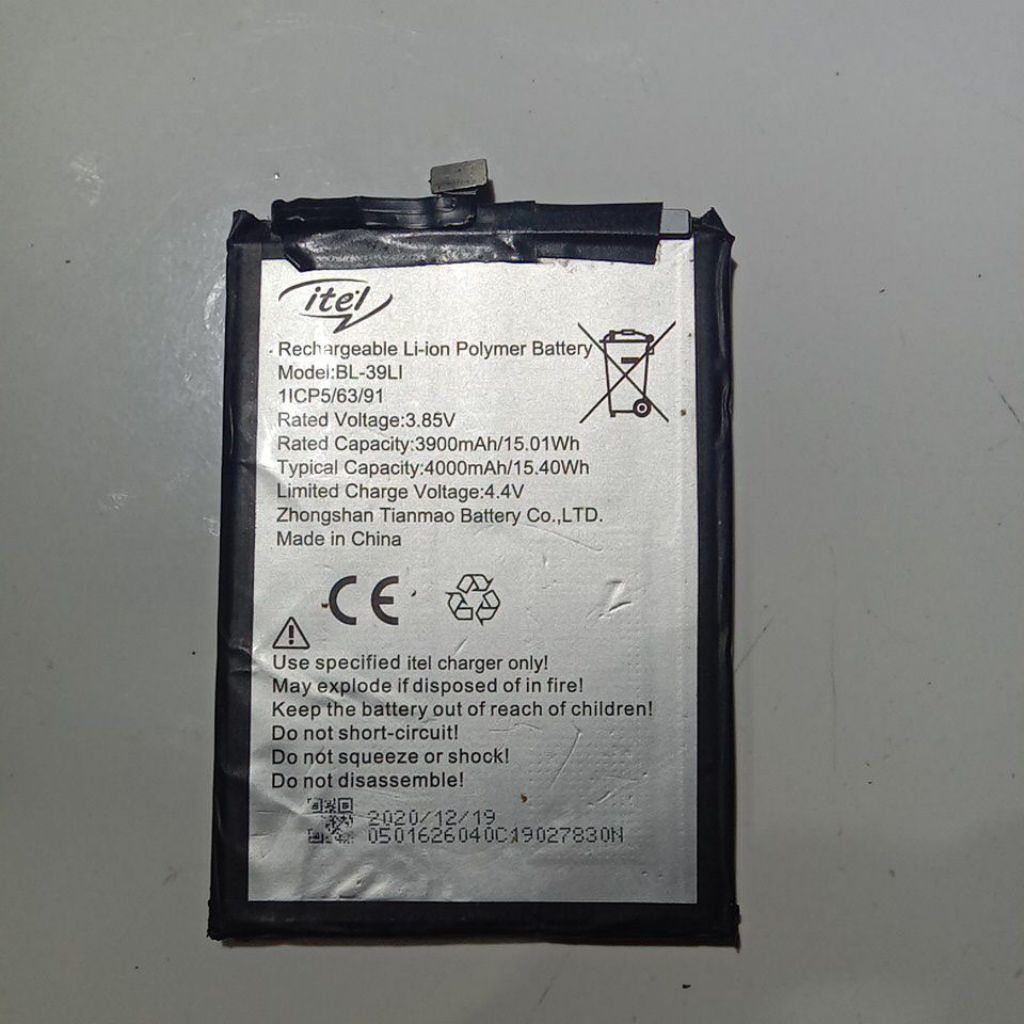 baterai itel vision 1pro ori