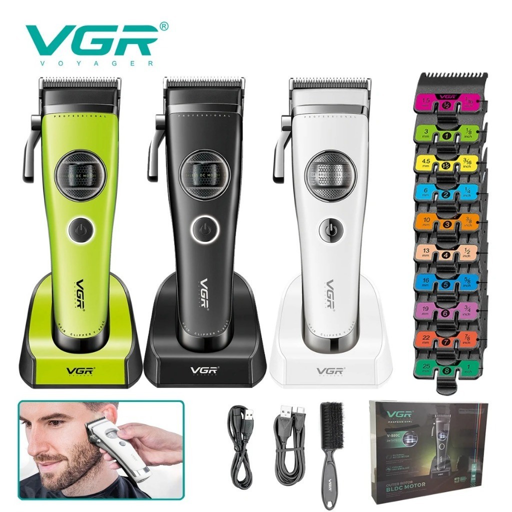 VGR V 880T & VGR V 880C clipper trimmer vgr Brushless DC Motor 7200RPM