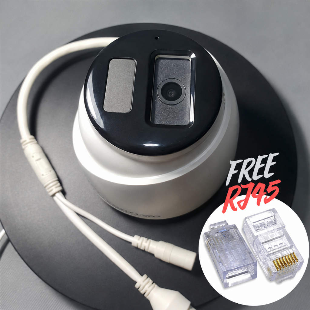 [SECOND] Hikvision DS-2CD1321G2-IU 2MP IP Camera Dome Audio PoE - Bekas Berkualitas (Tnp bracket) fr