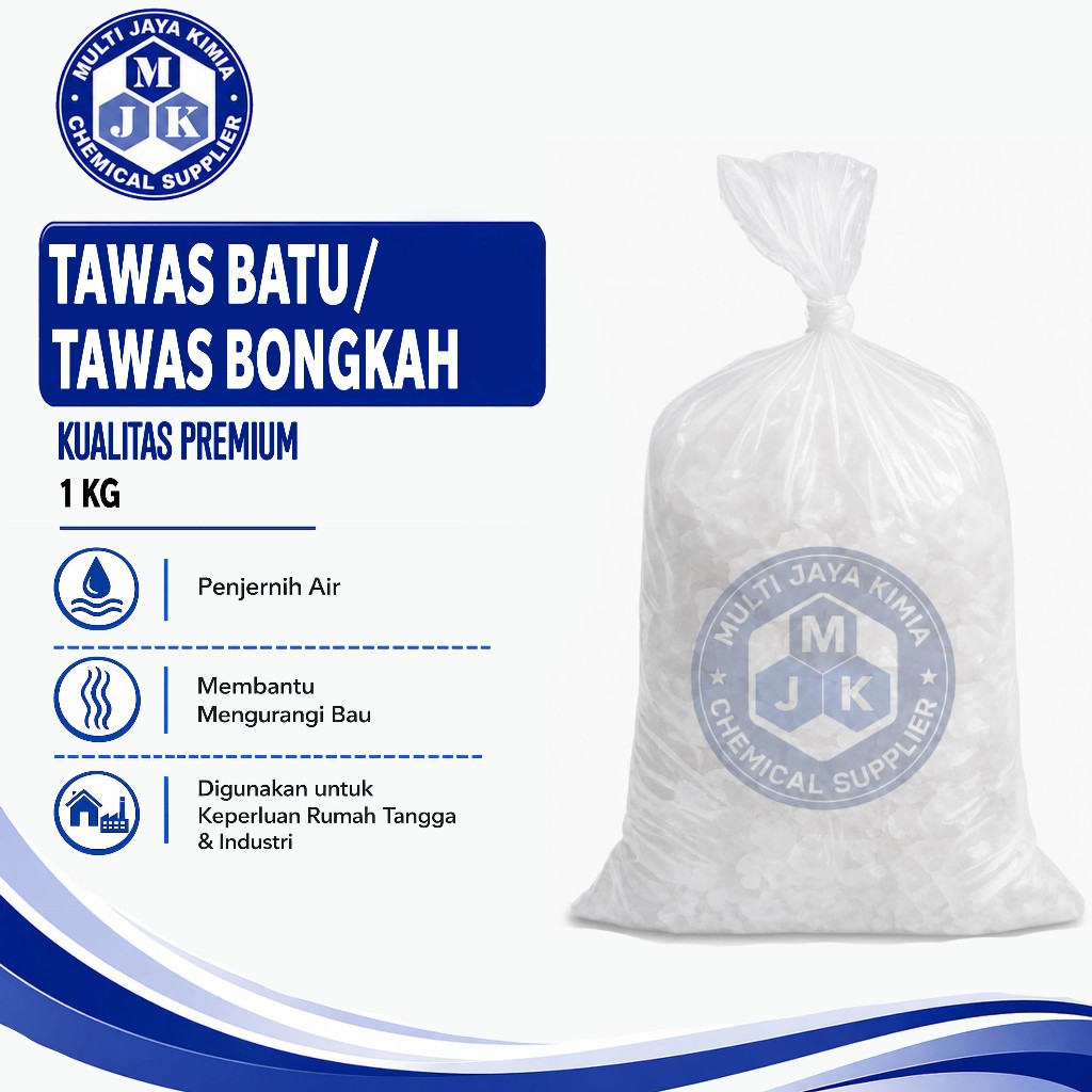 Tawas Batu Bongkah / Tawas Batu 1Kg /
