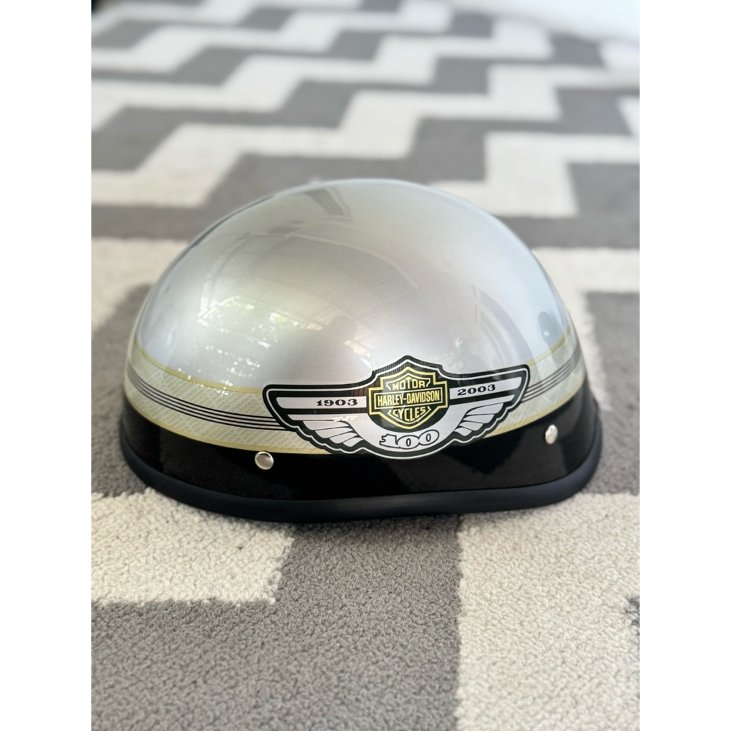 helm harley davidson cetok catok batok chip halface