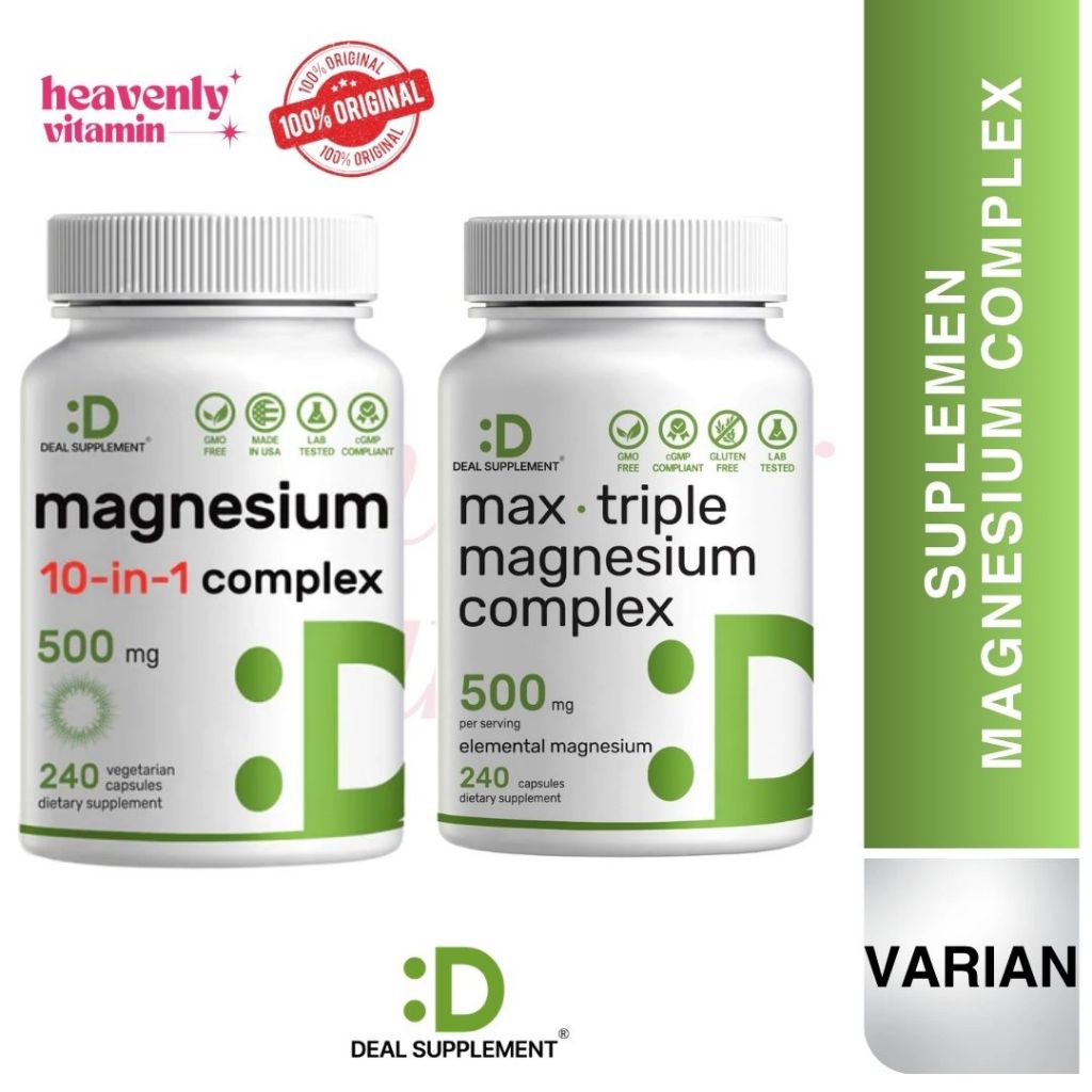 Deal Supplement Magnesium 10 in 1 Complex 500 mg - 240 Capsules