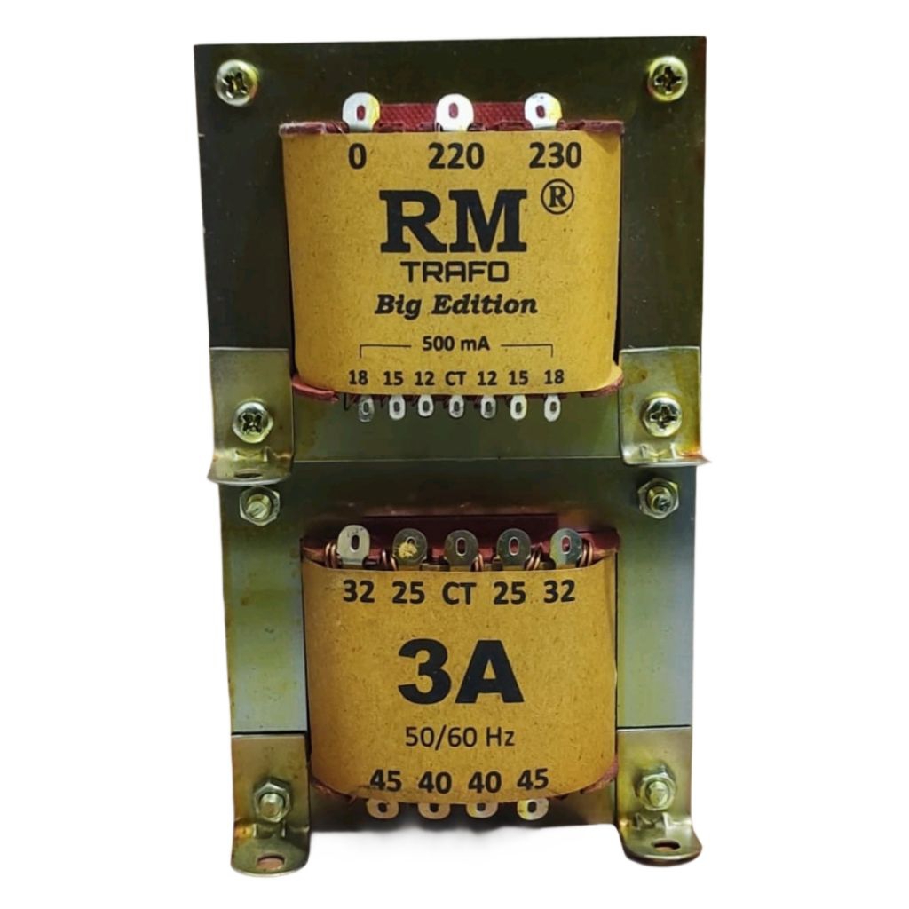 Trafo RM 3A 45V CT Big Edition (Real output)