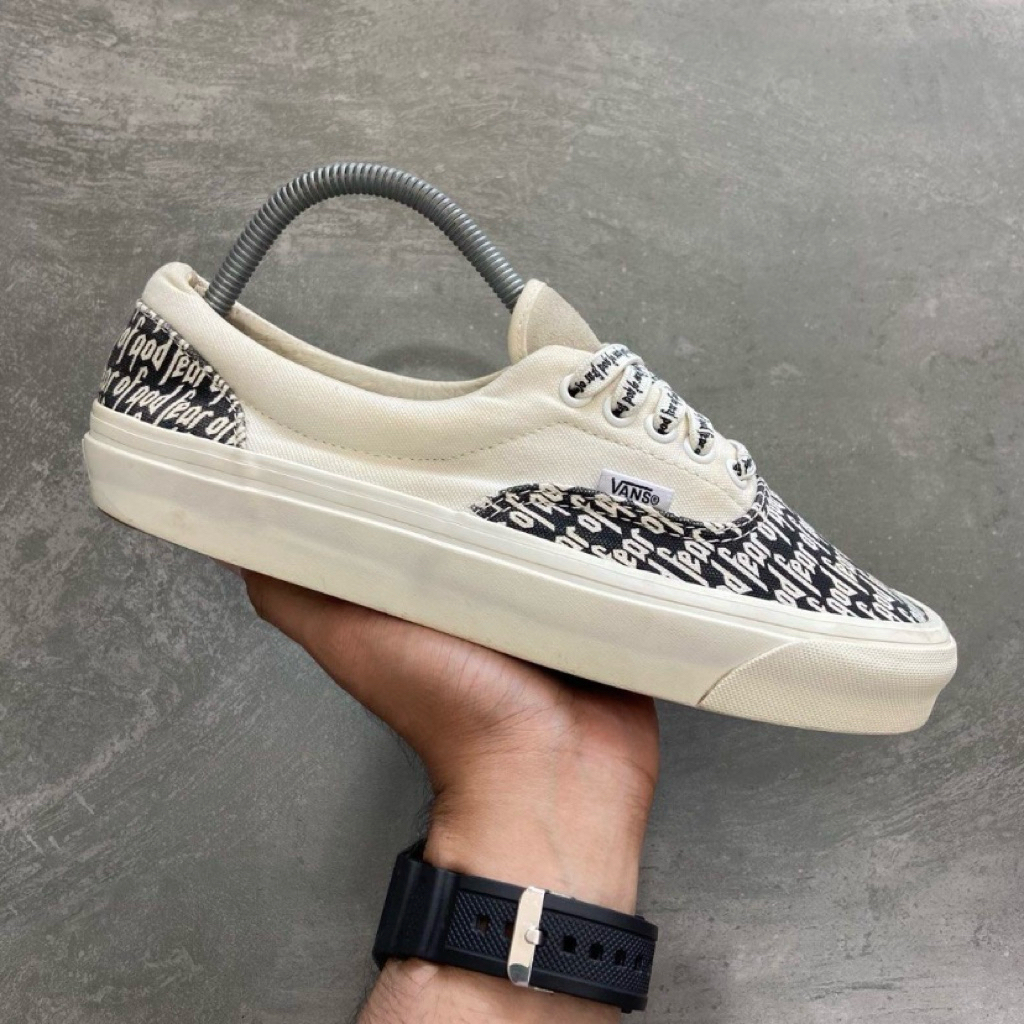 [Size 40.5] Fear of God x Vans Era 95 DX ‘Collection 2 White’ (VN0A3MQ5PZP) Second Original Kondisi 