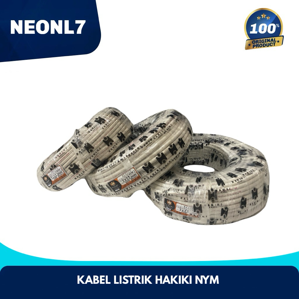 HAKIKI KABEL LISTRIK NYM UKURAN 2X1,5MM