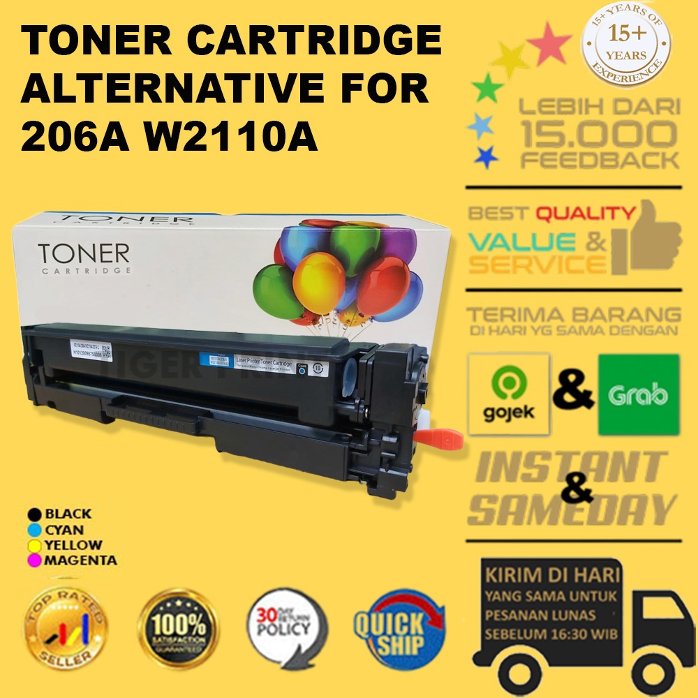 Toner Compatible W2110A W2111A W2112A W2113A For  206A