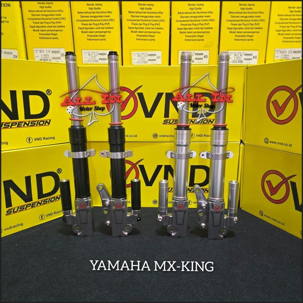 SHOCK DEPAN AK111 UP SIDE DOWN SUSPENSION YAMAHA MX KING ORIGINAL VND CNC