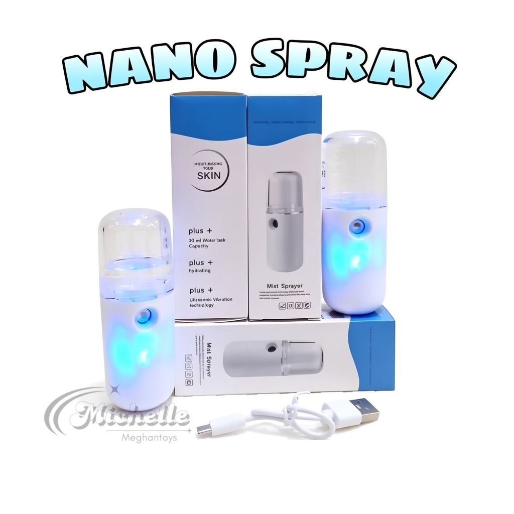 Nano Spray - Nano Mist Spray Portable Face Mist Sprayer