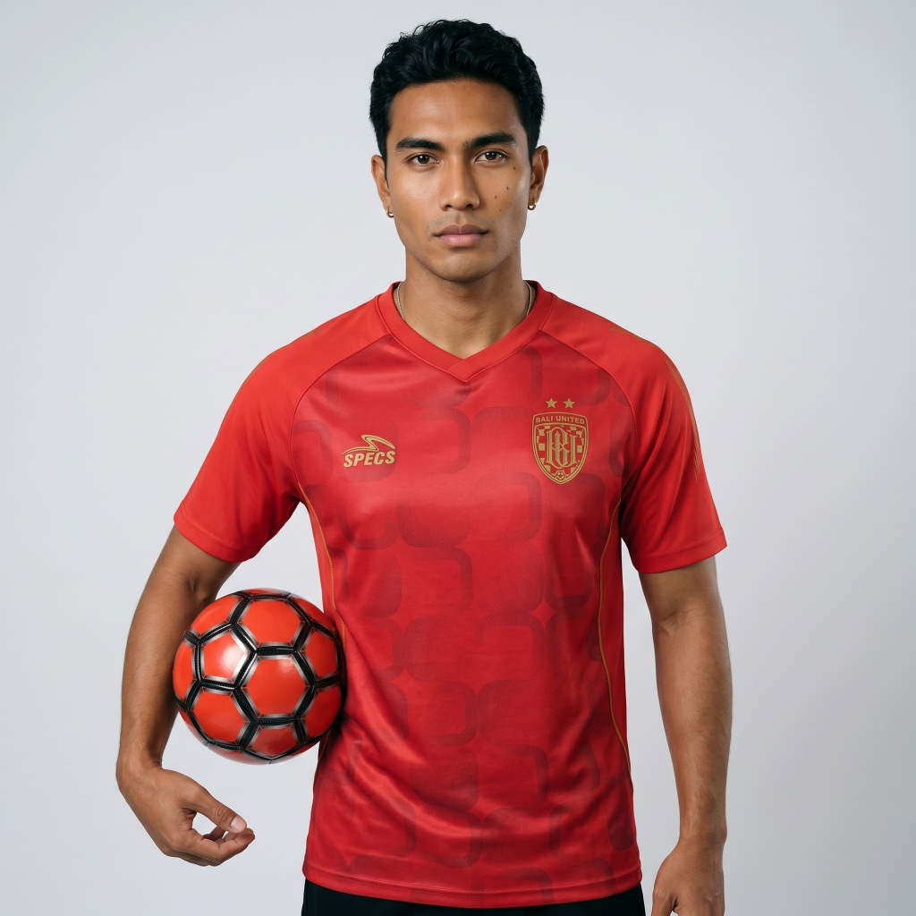 Bali United Jersey Training Red Home Official 2025 Official Original Merah