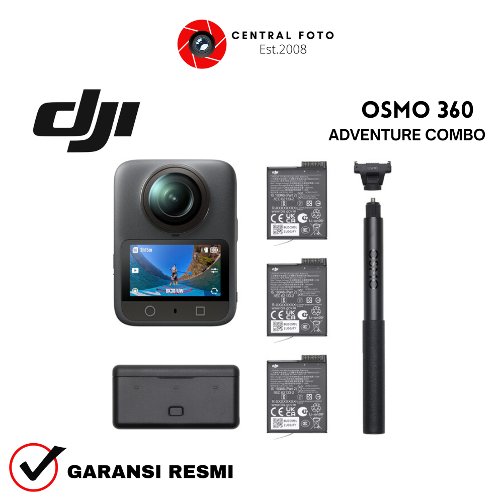 DJI Osmo 360 Adventure Combo 8K 4K Action Camera DJI Osmo360 GARANSI RESMI