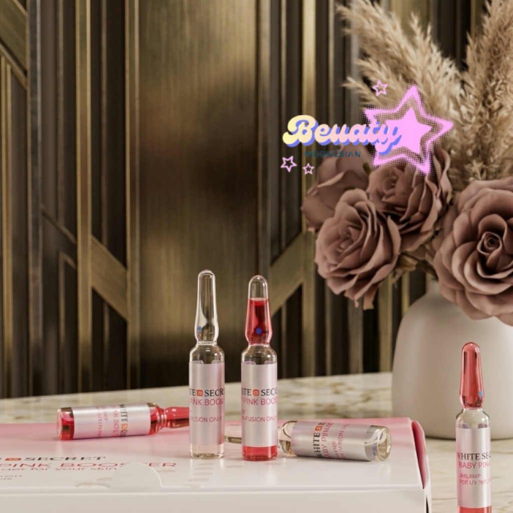 NEW BOOSTER BABY PINK WHITE SECRET| original whitening infus booster