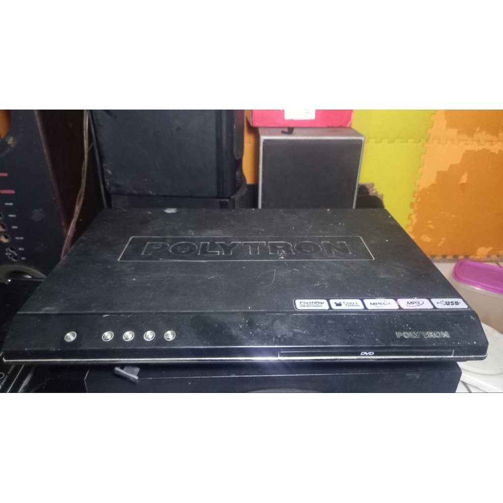 polytron Dvd vcd cd mp3 player usb normal tanpa remote