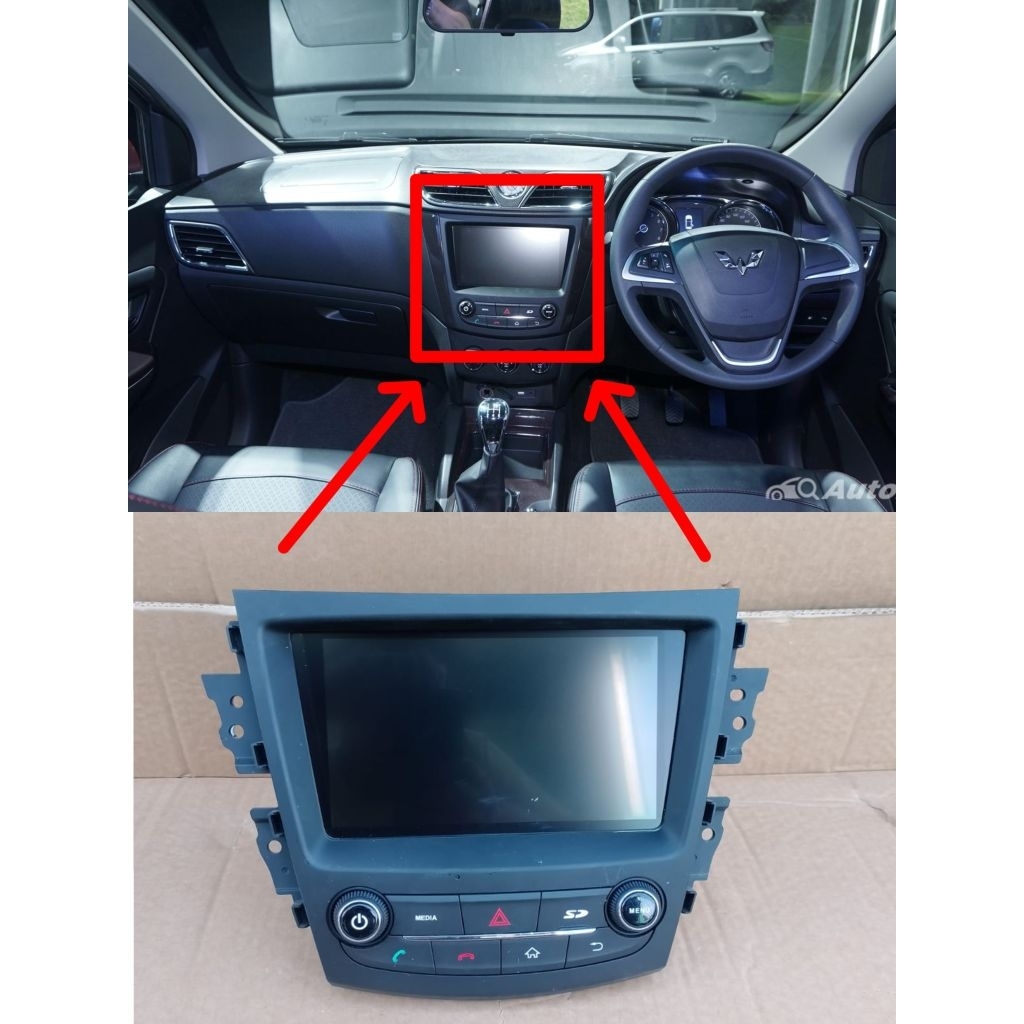 HEAD UNIT WULING CONFERO ORIGINAL TOUCHSCREEN