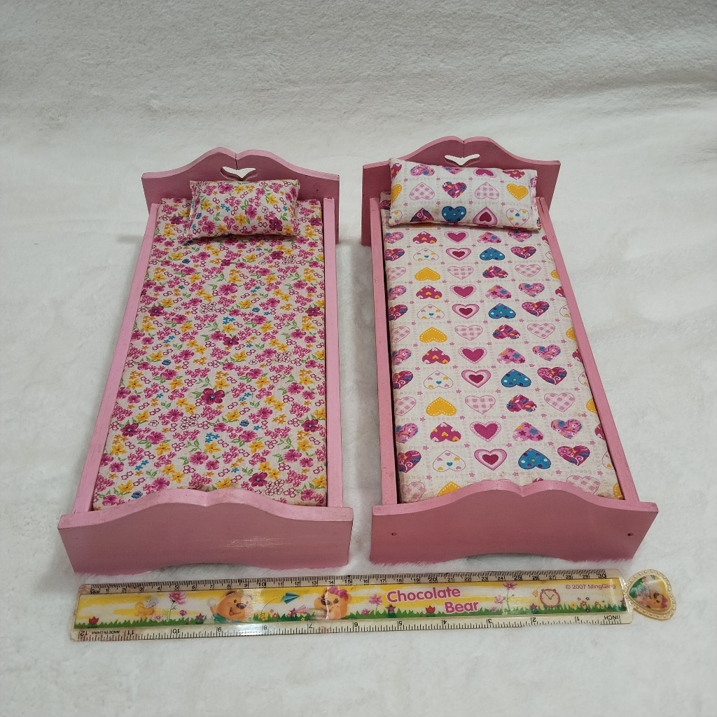 Perabot Furniture Perlengkapan Perintilan Barbie Berbi Mainan Anak Full Kayu Kuat Awet Rumah Cewe Pe