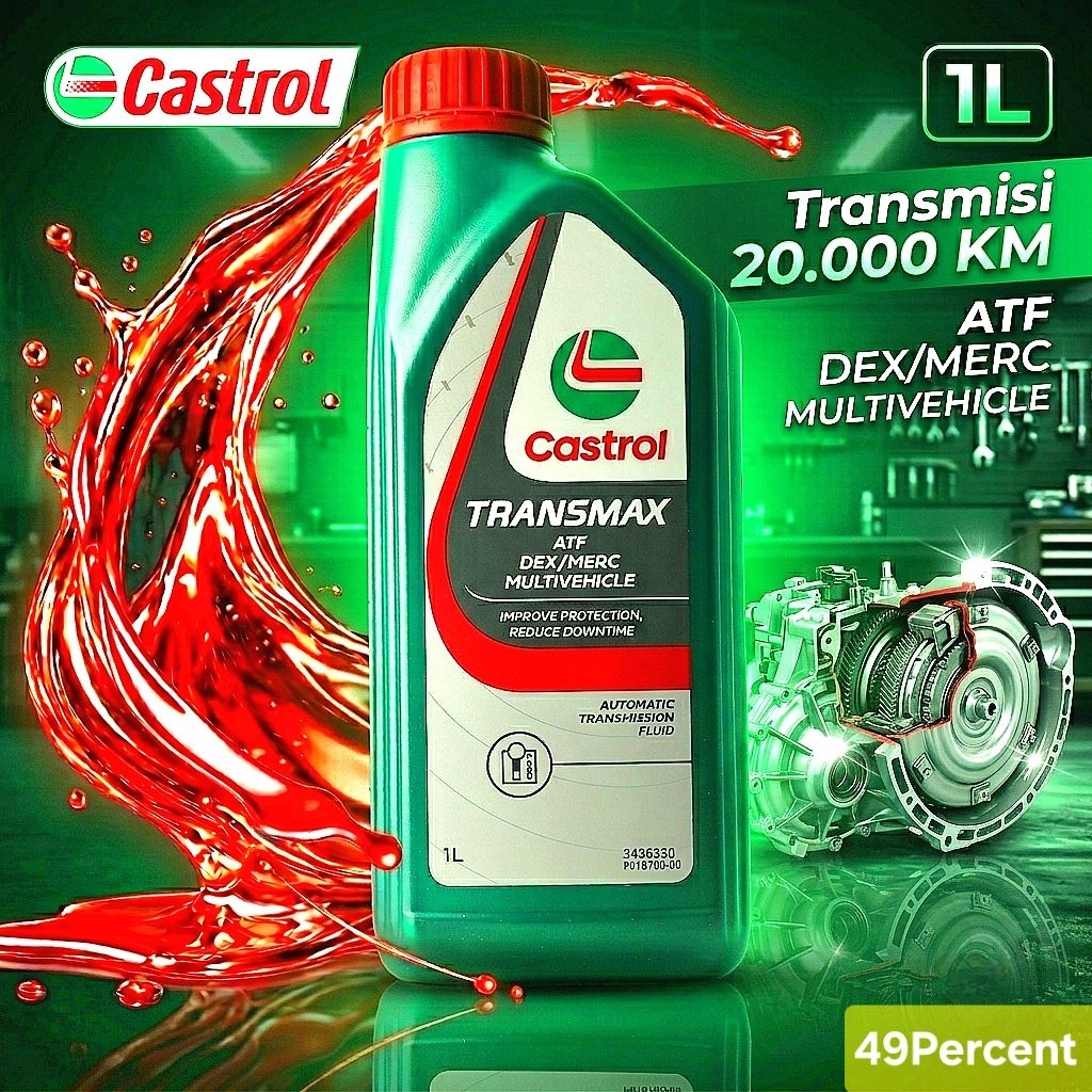 CASTROL TRANSMAX ATF DEX/MERC MV 1LT