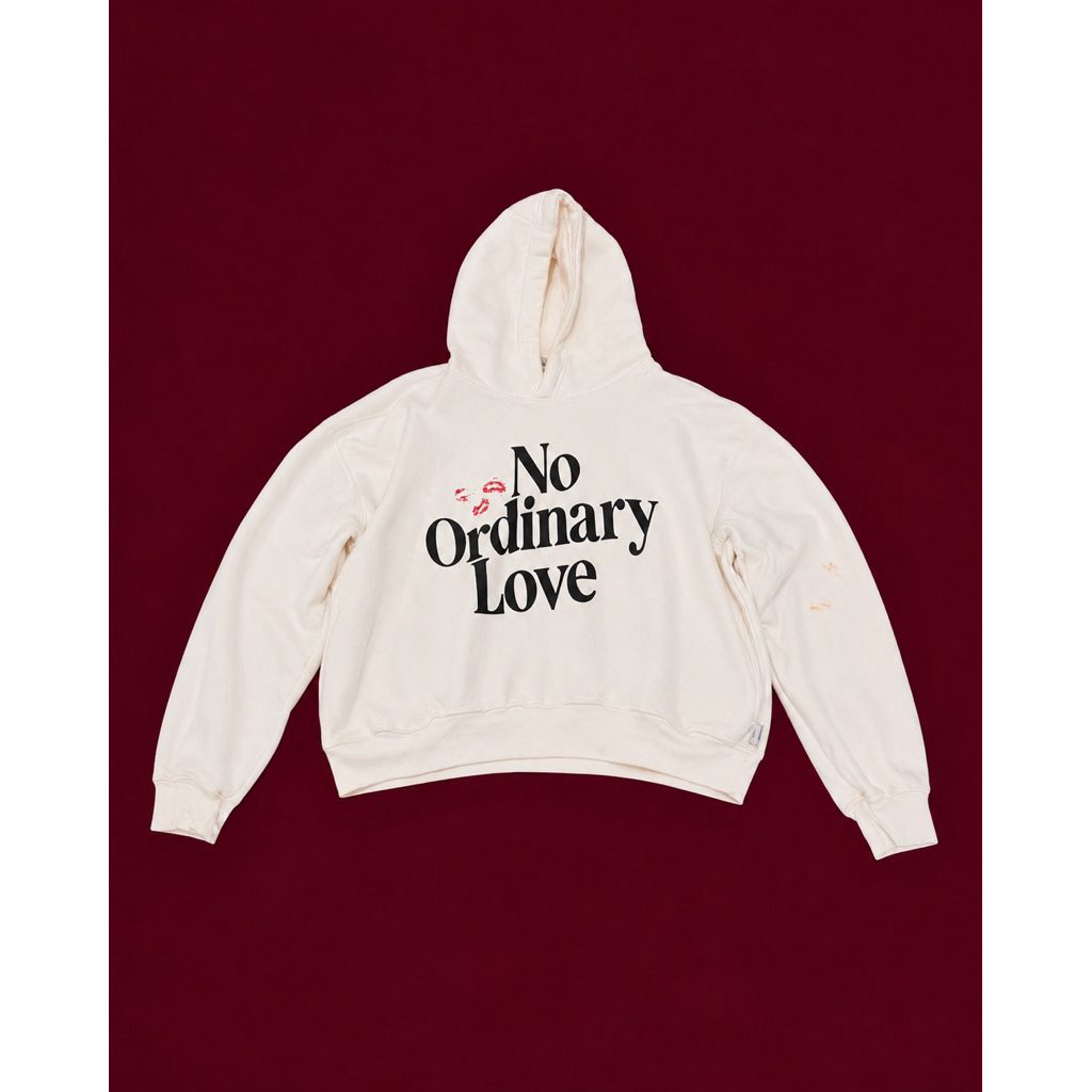 TELEPATI.CHE HOODIE NO ORDINARY LOVE WHITE