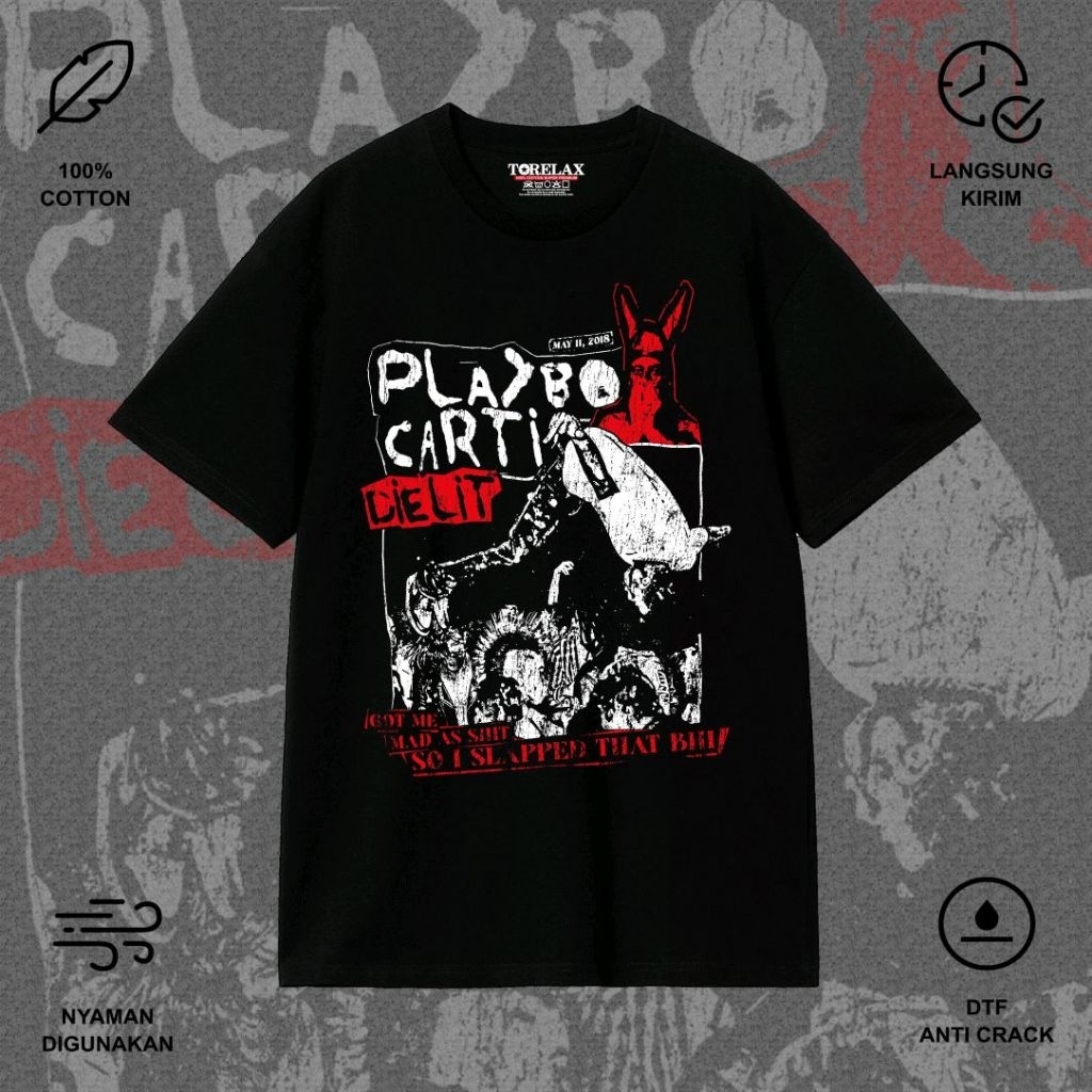 Kaos Playboi Carti black style