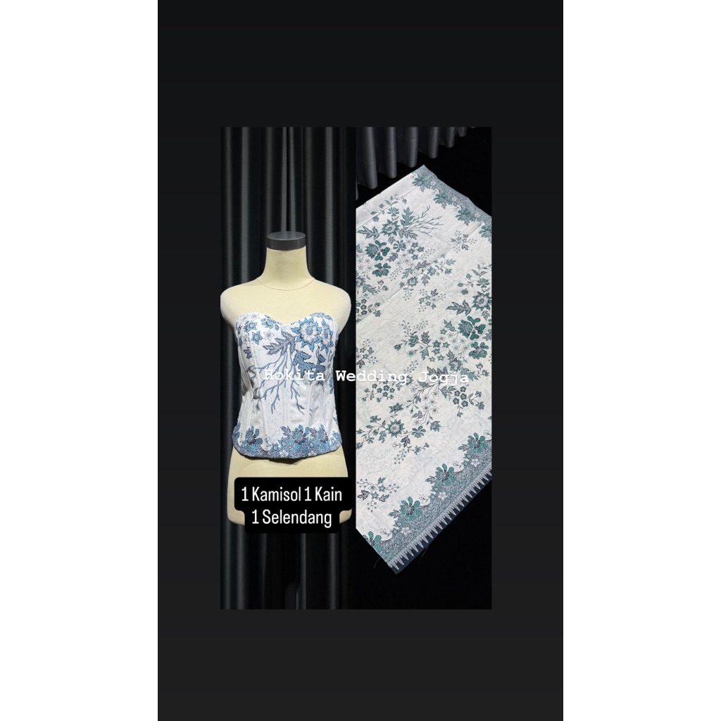 Set Kamisol Batik Teratai