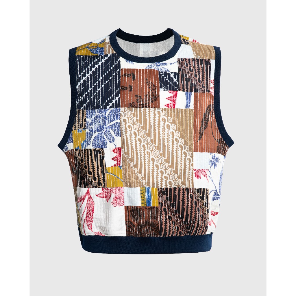 Lakon Vest Batik Patchwork