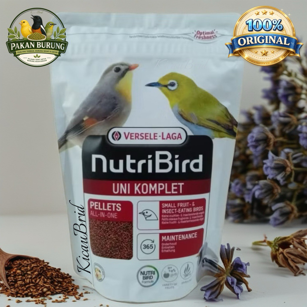 Nutribird 250 gr voer burung pleci veresela laga pakan burung pleci