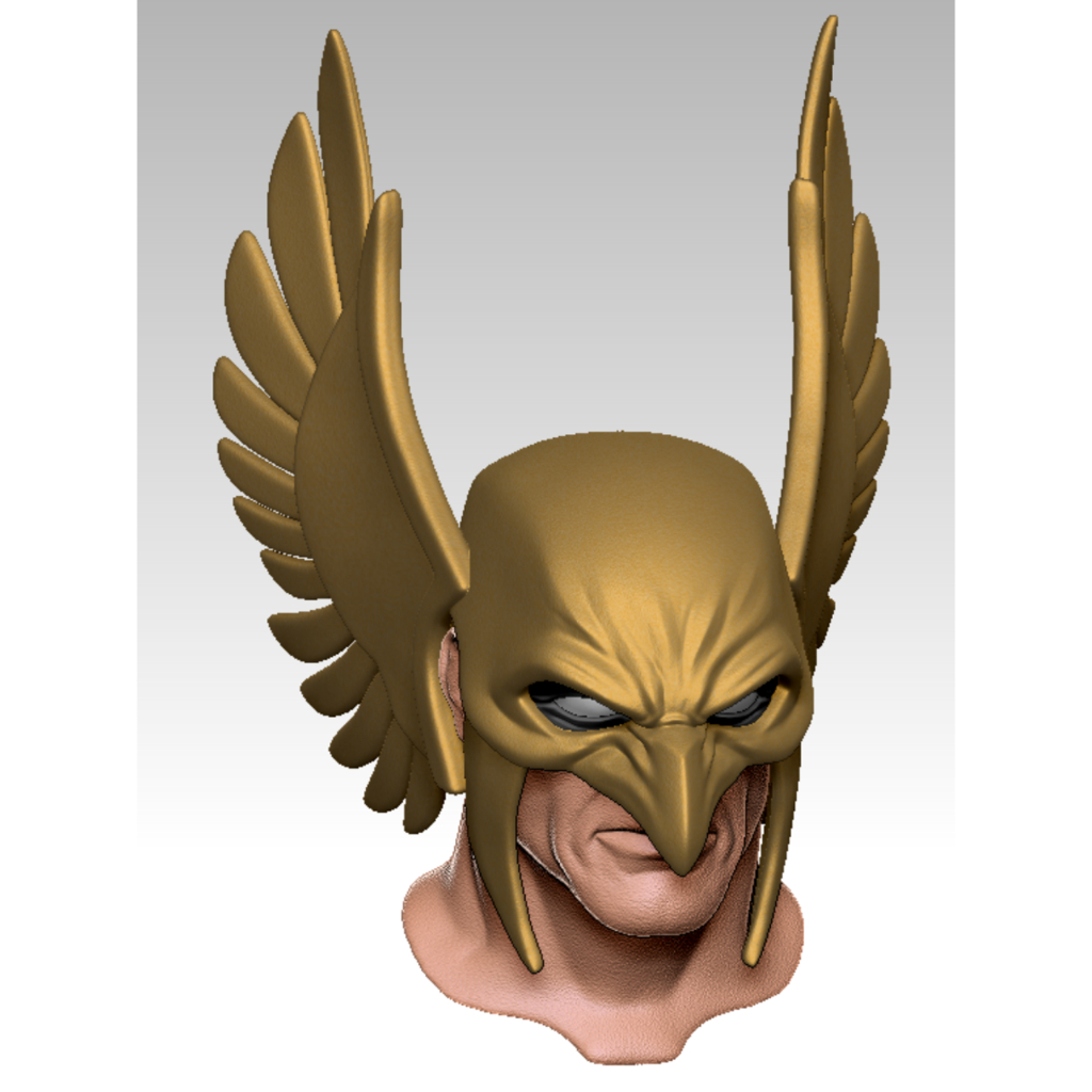 Headsculpt Head HS Hawkman Kitbash Action Figure shf figma Marvel Legends Damtoys Mcfarlane Vtoys No