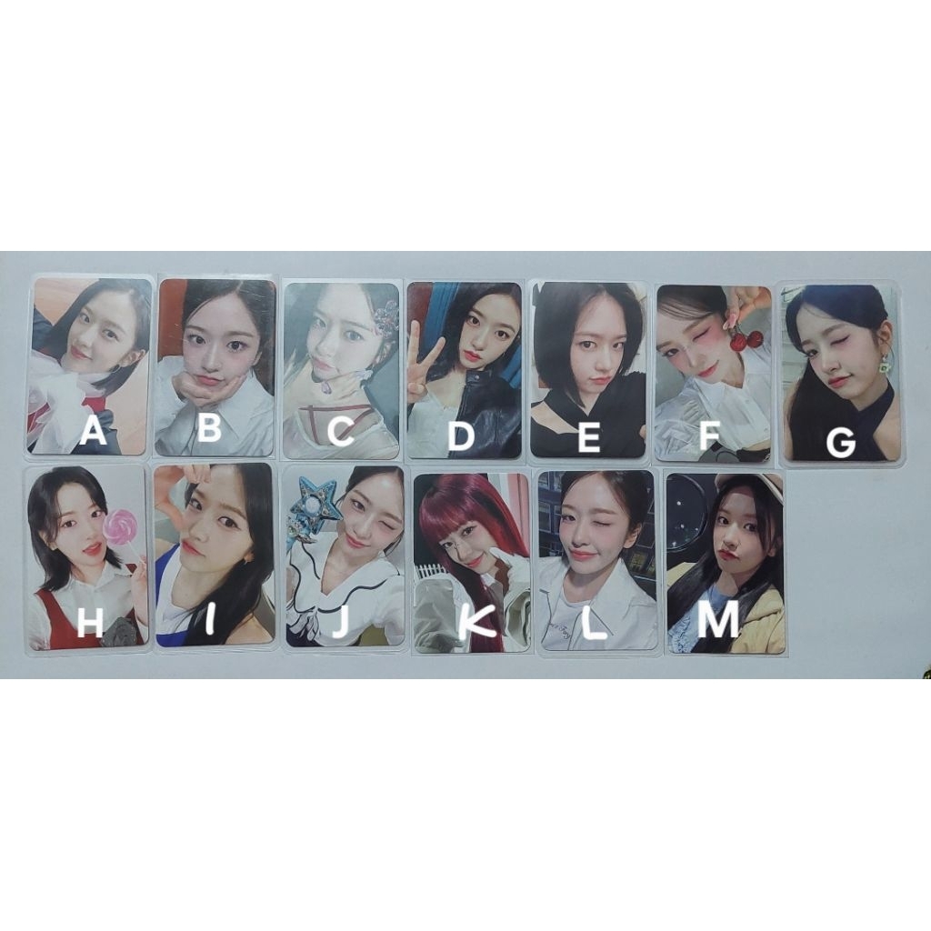 Photocard An yujin ive pob fs bene lucky draw ld switch soundwave withmuu ssq torec sw cherry red ha