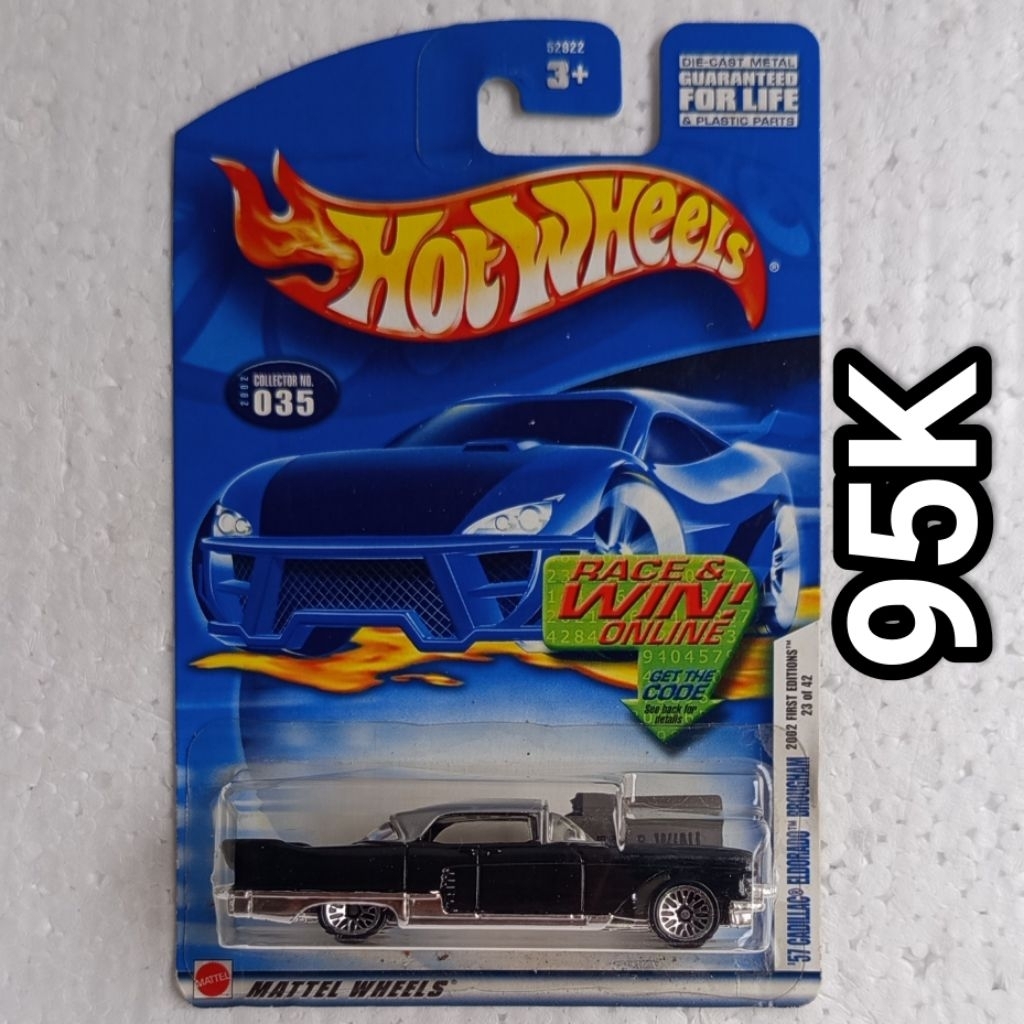Hot Wheels First Edition 57 Cadillac Eldorado Brougham Hitam