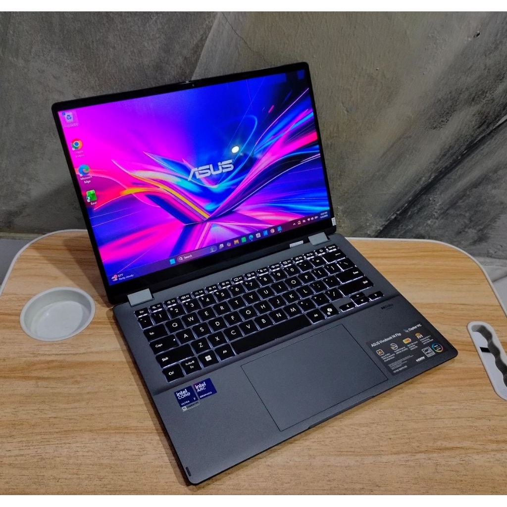 ASUS VIVOBOOK 14 FLIP TP3407SA/ ULTRA 7 256V/ ARC 8GB/ RAM 16B/ SSD 1TB/ WUXGA OLED TOUCH/ 100% DCI-