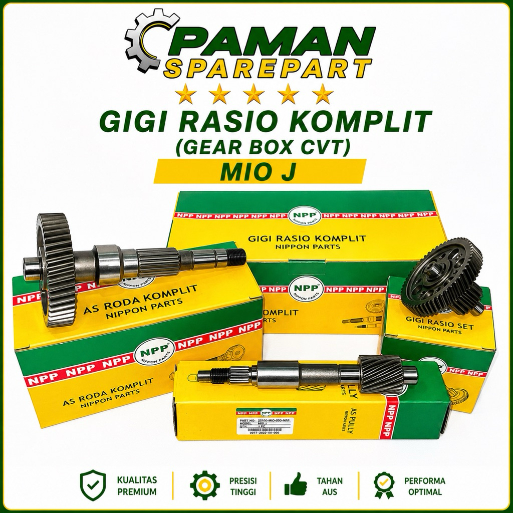 GIGI RASIO MIO J / GEAR BOX CVT MIO J NPP