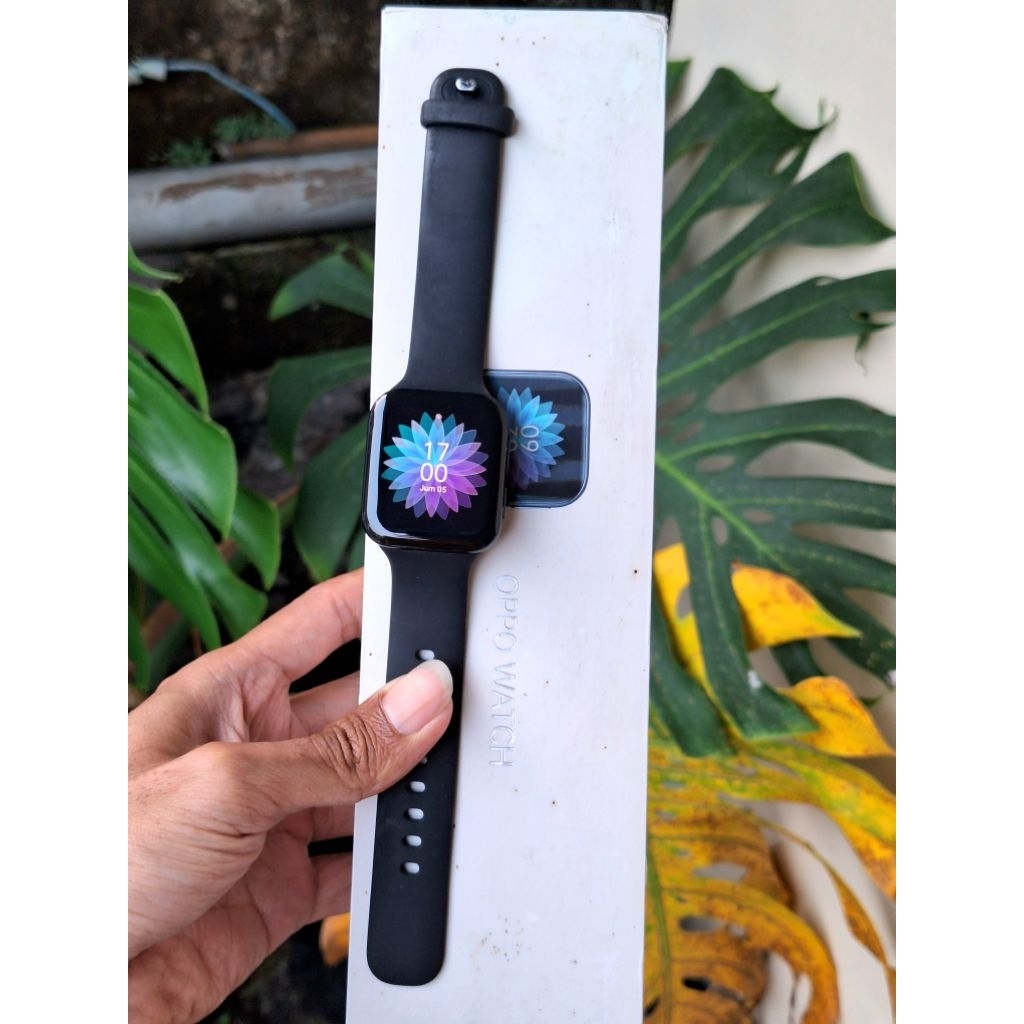 OPPO Watch 41mm Wear OS Fullset Hitam