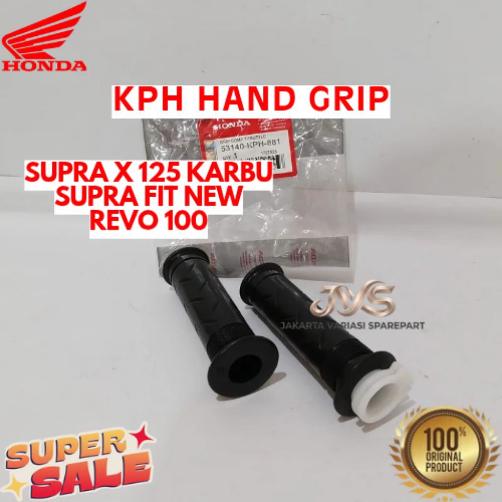 HAND GRIP KODE KPH, HAND GRIP SUPRA X 125 KARBU, HAND GRIP SUPRA FIT NEW, HAND GRIP REVO 100
