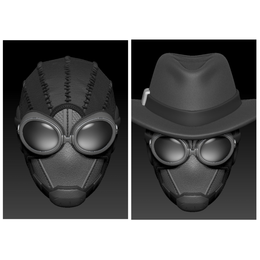 Headsculpt Head HS Spider-Noir Action Figure shf figma Marvel Legends Damtoys Mcfarlane Vtoys Notama