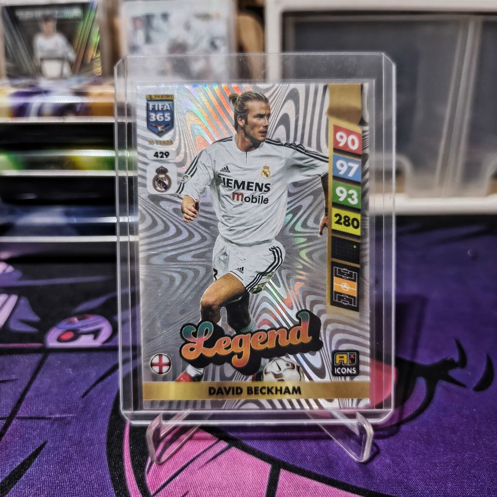 DAVID BECKHAM LEGEND REAL MADRID KARTU BOLA PANINI ADRENALYN XL FIFA 365 2025