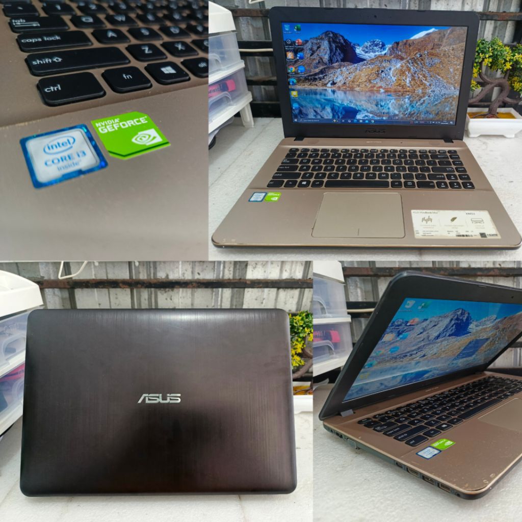 LAPTOP DESAIN GRAFIS ASUS X441UB I3 NVIDIA SSD MURAH MERIAH SIAP PAKAI