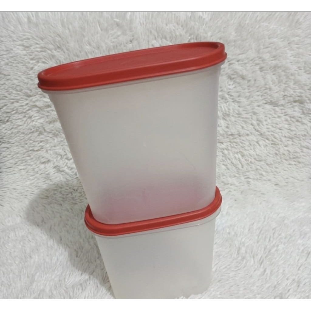 Toples oval Tupperware 1,1 s.d. 1,7 liter pl (seken)