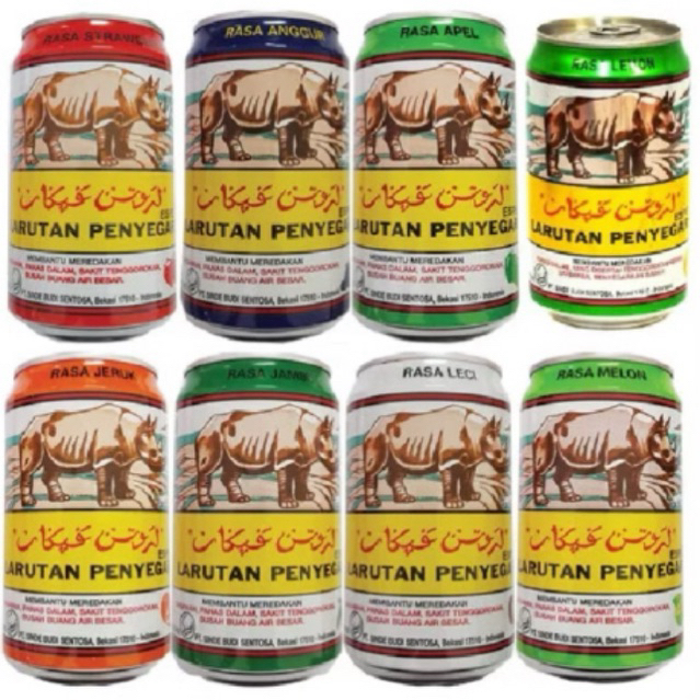 larutan cap badak 320ml / larutan kaleng penyegar / larutan kaleng cap badak 320ml