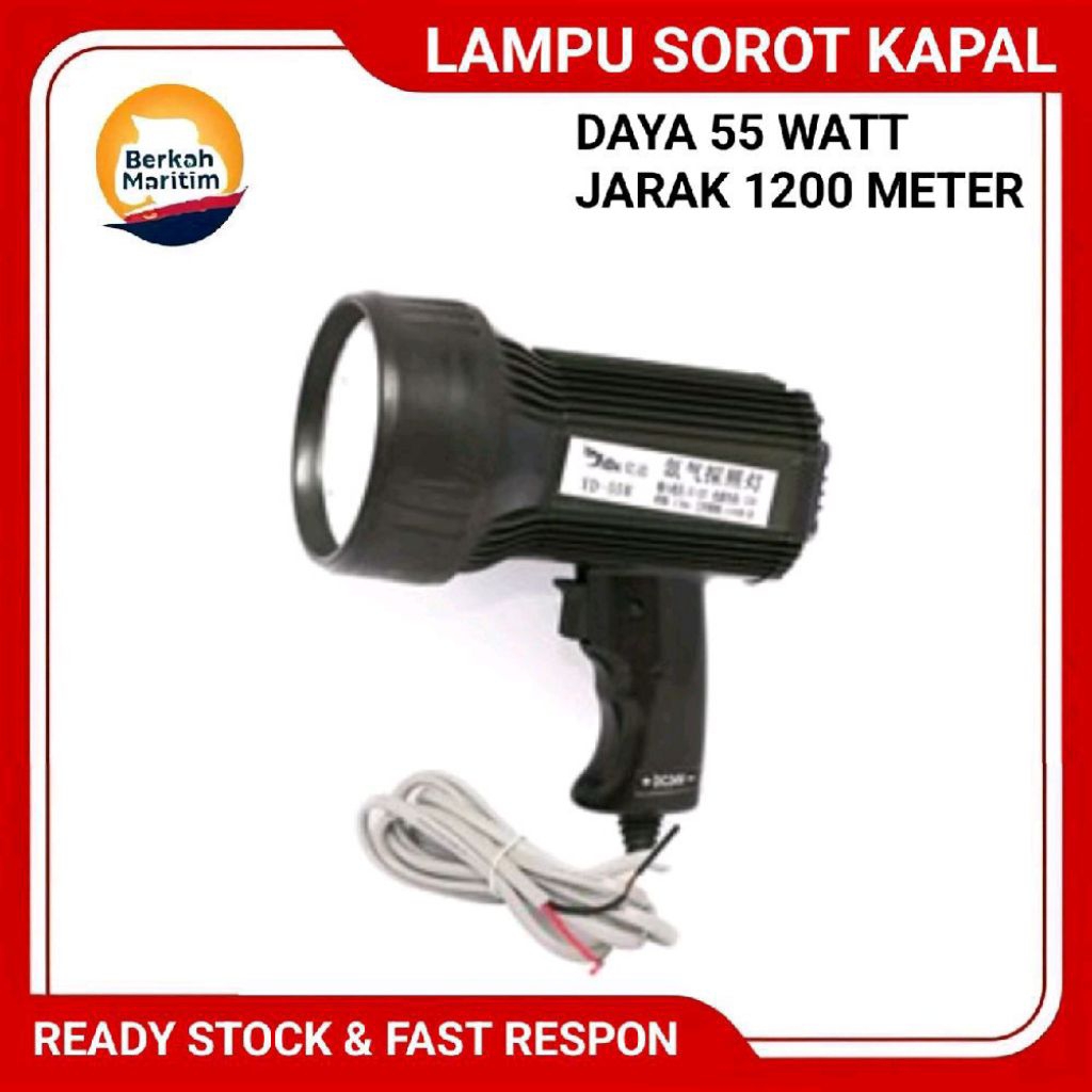 Barang Kapal Lampu Sorot Kapal Daya 55 watt  jarak 1200m
