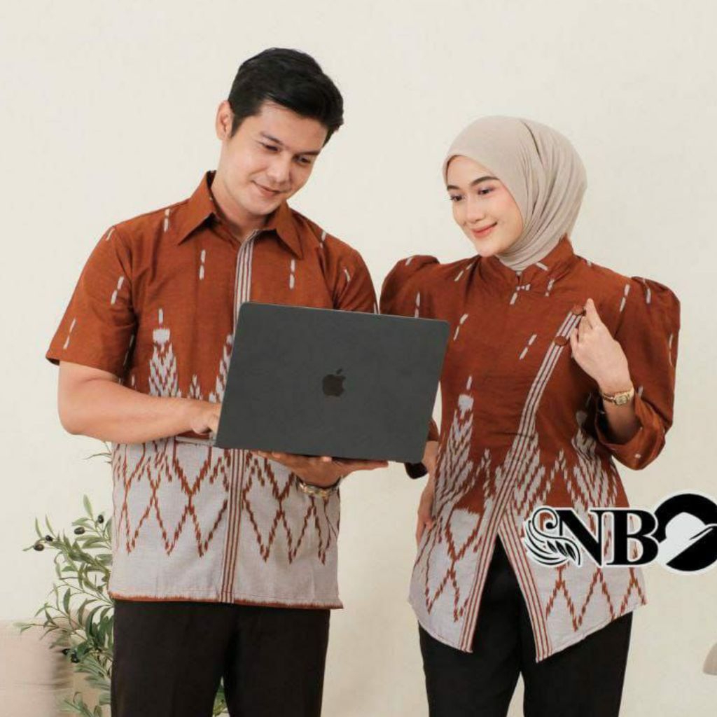 MURSYID BATIK -  COUPLE | BATIK COUPLE MODERN | BATIK GURU | BATIK SERAGAM PERNIKAHAN | SET | TUNIK 