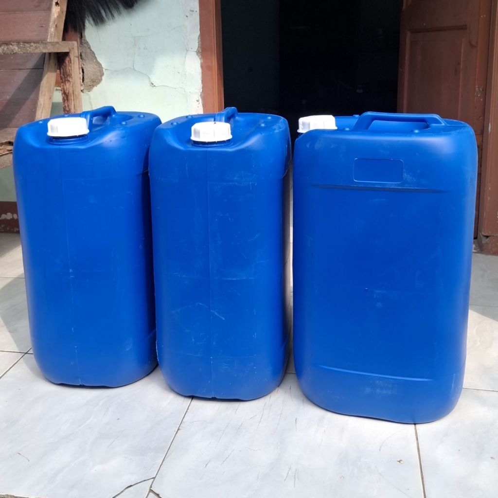 Drigen 30Liter HDPE jerigen 30liter bekas 1x pakai bahan tebal kuat kokoh