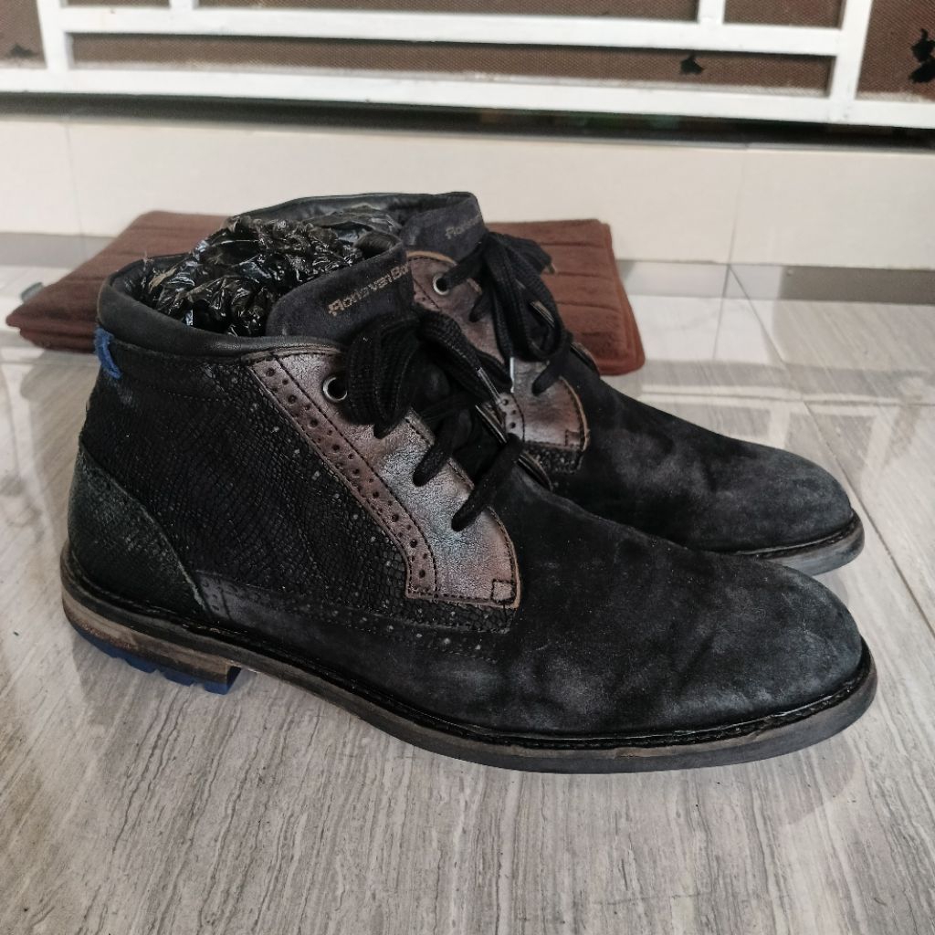 FLORIS VAN BOMMEL Chukka Mid Boots Size 44 Insol 28 Cm