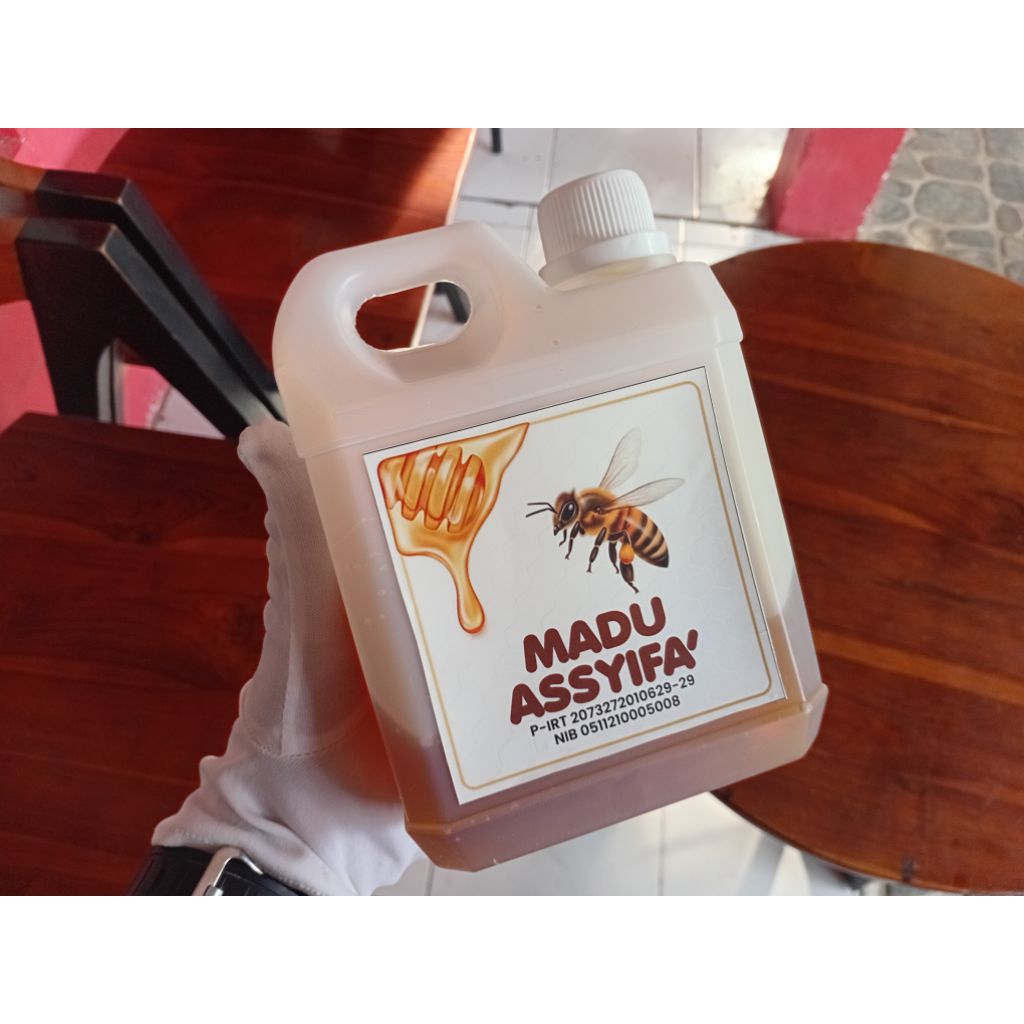 Grosir Madu Murni Pure Raw Honey ASY SYIFA 1kg - MADU ASY SYIFA - MADU KALIMANTAN ASY SYIFA