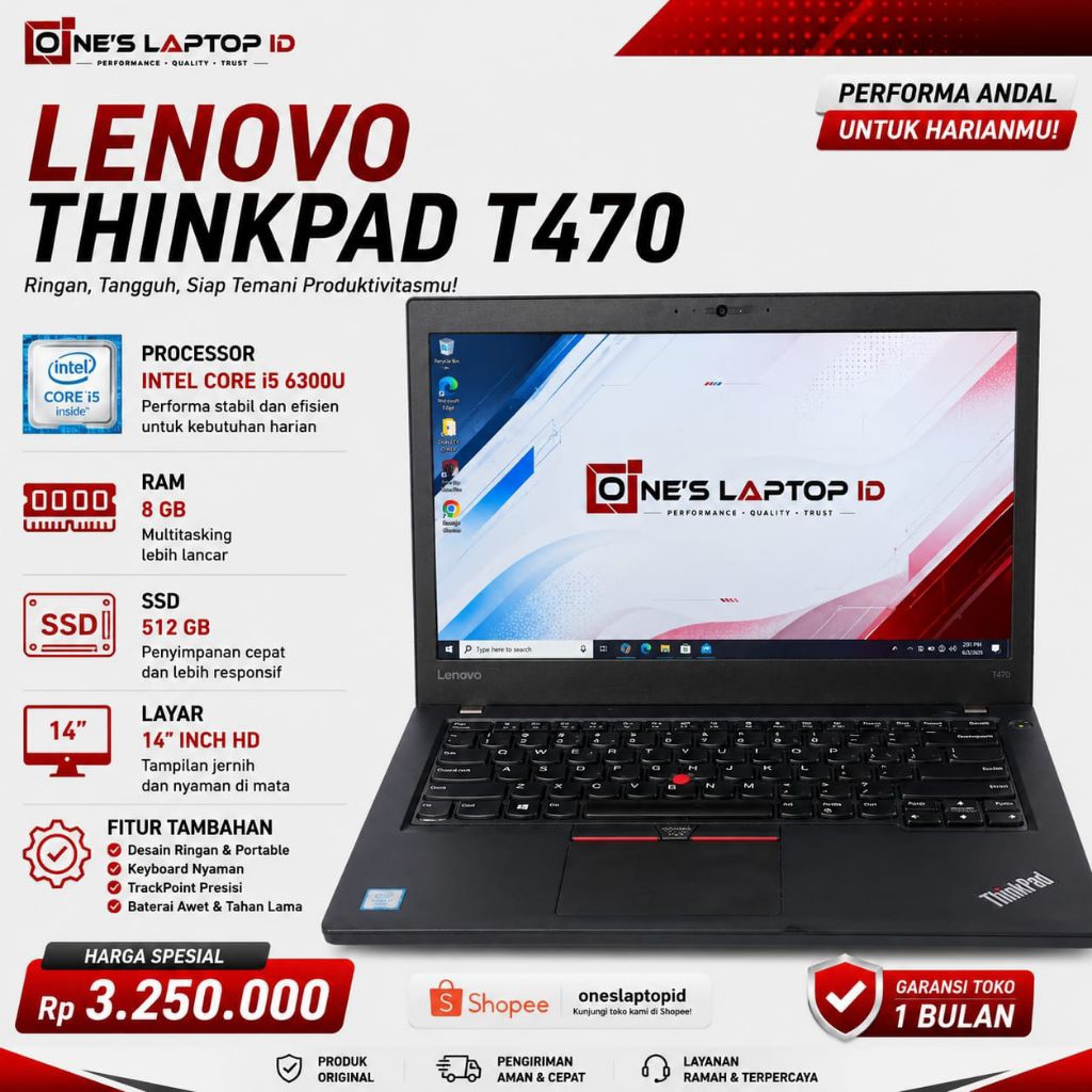 THINKPAD T470 I5-6300U