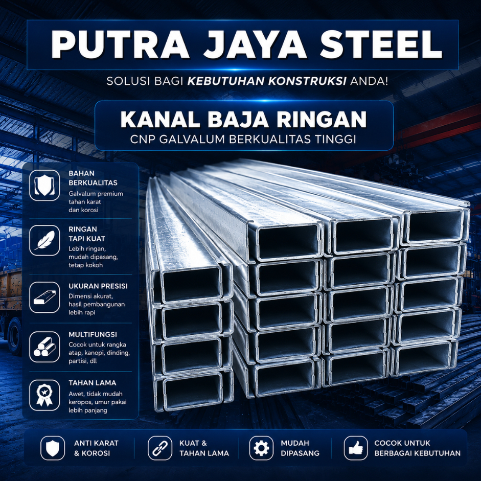 KANAL CNP BAJA RINGAN | CNP BAJA RINGAN KENCANA X 6 MTR