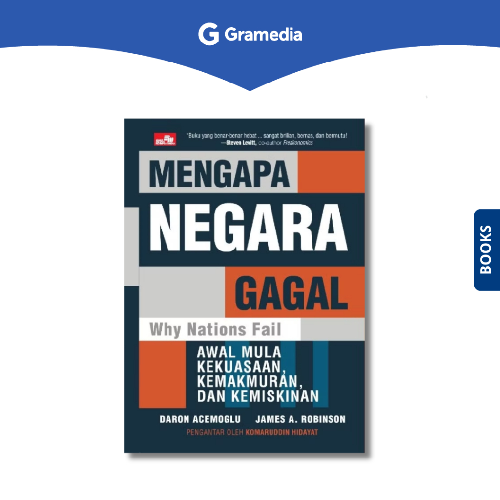 Gramedia Depok - Mengapa Negara Gagal - Why Nations Fail