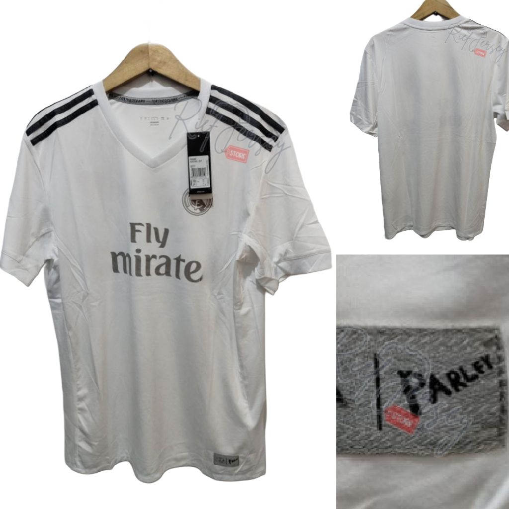 JERSEY MADRID SPECIAL EDITION PARLEY RETRO 2017-2018 100% BEST QUALITY